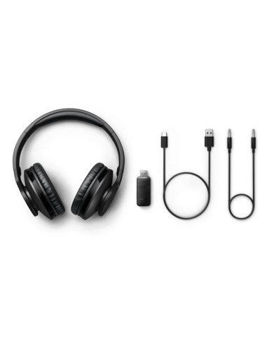 Auriculares inalambricos para tv philips tah6206bk - 00 color negro bt