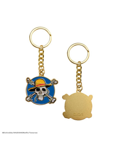 Llavero cinereplicas one piece monkey d. luffy logo