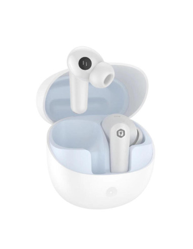 Auriculares qcharx sound auricular tws bluetooth 5.3 blanco