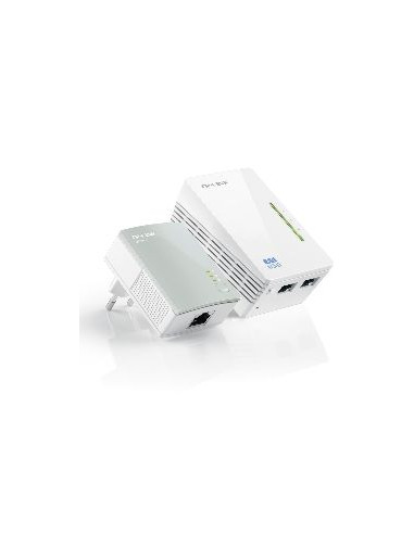 Pack 1 adaptador de red wifi +1 normal 500mbps linea electrica powerline tp - link