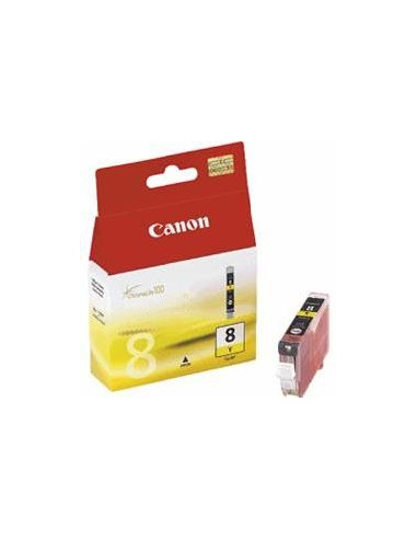 Cartucho tinta canon cli8 amarillo 8ml pixma 4200 -  5200 -  6600 -  mp500 -  800