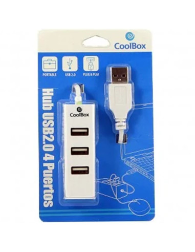 Hub coolbox 4 puertos usb 2.0