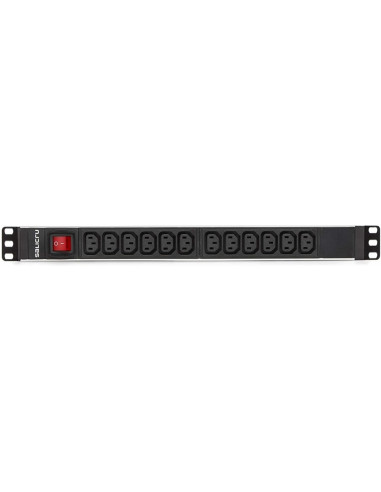 Regleta salicru para rack 19pulgadas sps pdu 12 tomas iec interruptor