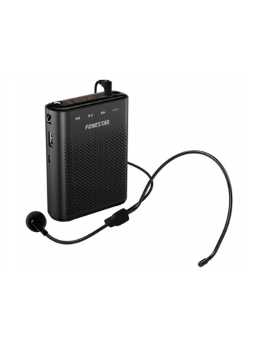 Amplificador portatil fonestar alta - voz - 30 - altavoz y microfono - 30 w - usb - micro sd - mp3 - grabador -  reproductor - 