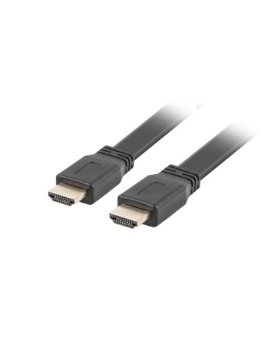 Cable hdmi lanberg macho - macho v2.0 4k plano 5m negro