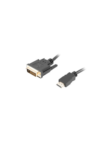 Cable hdmi lanberg macho -  dvi - d 24+1 macho 4k dual link 3m negro