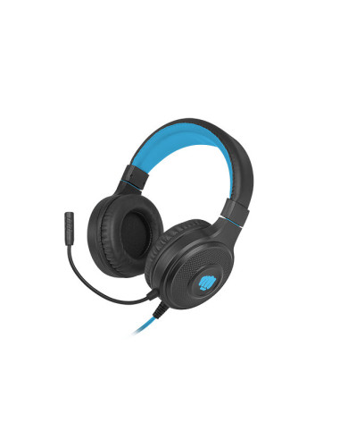 Auriculares gaming fury warhawk rgb negro - azul