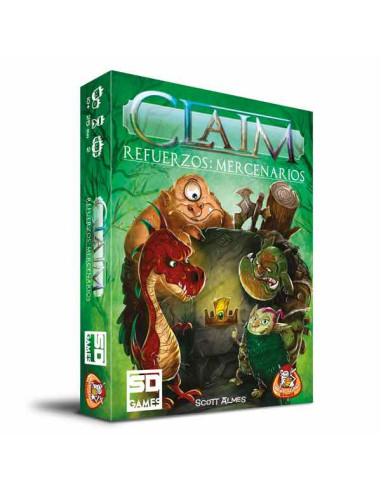 Juego de mesa claim refuerzos: mercenarios pegi 10