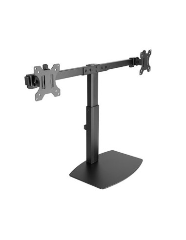 Soporte monitor de mesa tooq para 2 pantallas 17pulgadas - 27pulgadas