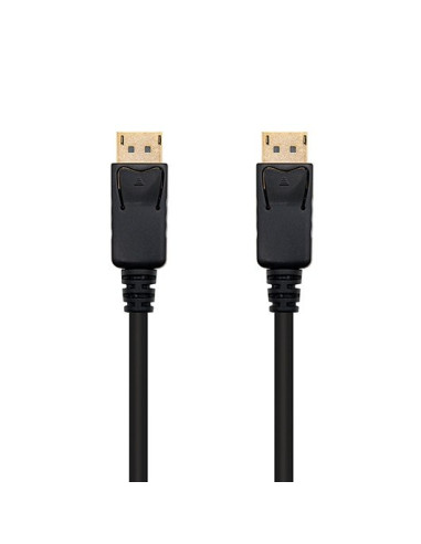 Cable display port m - m 3m nanocable negro retail dp - m - dp - m -  3m -  conectores oro -  5.4 gbits