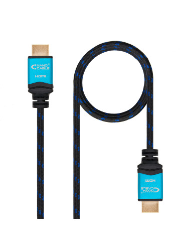 Cable nanocable hdmi (a) to hdmi (a) 4k 2m trenzado