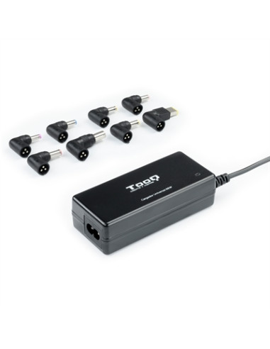 Cargador portatil universal tooq tqlc - 65bs02at 65w 1 x usb 8c negro