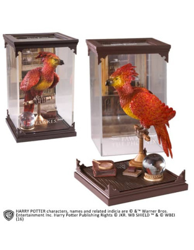 Figura the noble collection harry potter criaturas magicas fawkes fenix