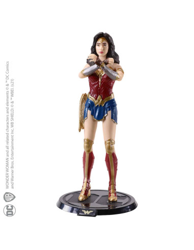 Figura the noble collection bendyfigs dc comics wonder woman ww 84 pelicula