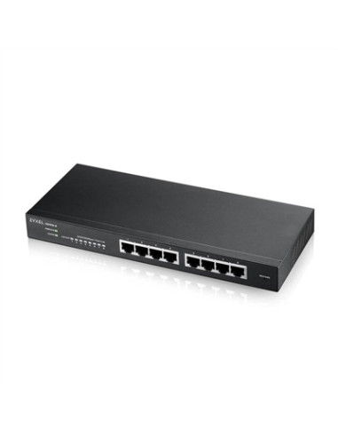 Switch 8 puertos zyxel gs1915 - 8 gigabit ethernet nebula fanless