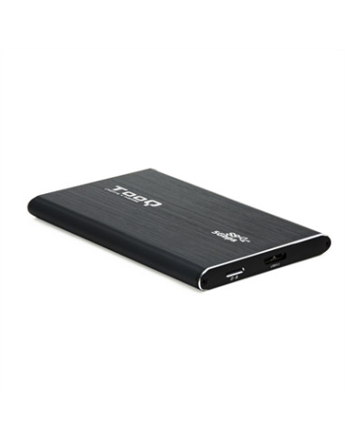 Caja externa tooq tqe - 2529b para hdd - ssd 2.5pulgadas sata 3 usb 3.0 negro