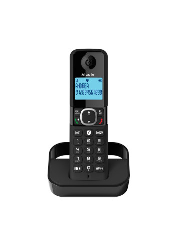 Telefono fijo inalambrico alcatel f860  negro