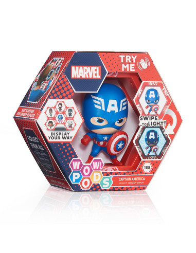 Figura wow! pod marvel capitan america