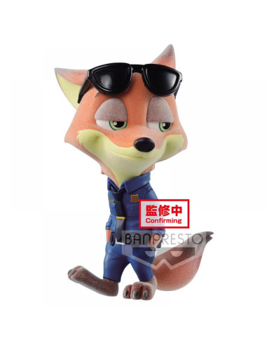 Figura banpresto disney fluffy puffy nick & judy police custome nick