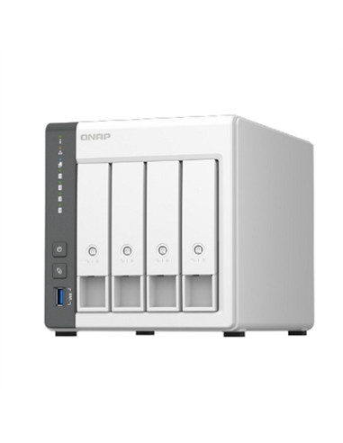 Servidor nas qnap ts - 433 - 4g nas 4xhdd - bay 1x2.5gbe+1xgbe