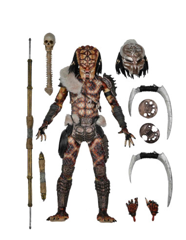 Figura neca ultimate snake predator -  predator 2 scale action figure 18 cm