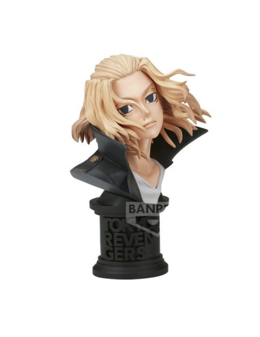 Figura banpresto tokyo revengers faceculptures manjiro sano 10cm