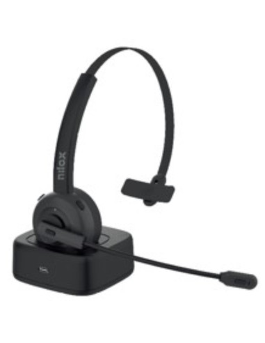 Auriculares nilox microfono negro bluetooh