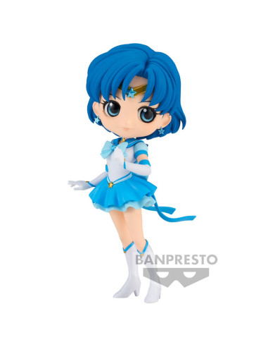 Figura banpresto q posket sailor moon cosmos sailor mercury ami mizuno ver.b 14cm