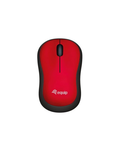 Mouse raton equip comfort wireless inalambrico - 1200dpi - rojo