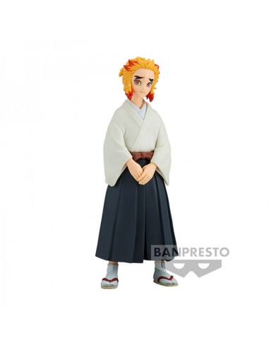 Figura banpresto demon slayer kimetsu no yaiba senjuro rengoku vol.43 15cm