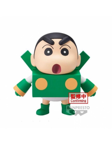 Figura banpresto crayon shinchan cosplay shinchan robot 11cm