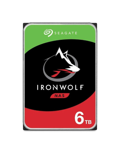 Disco duro interno seagate ironwolf 6tb 3.5pulgadas sata 6gb - s