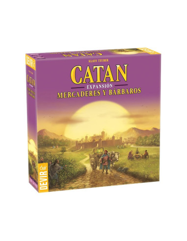 Juego de mesa devir catan mercaderes y barbaros de catan 4 jugadores