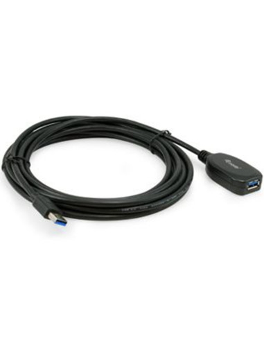 Cable alargador usb 3.0 equip a usb 3.0 macho - hembra 5m negro