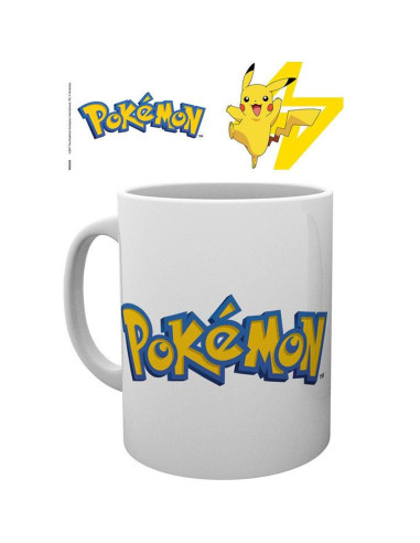 Taza 320 ml abysse pokemon logo & pikachu