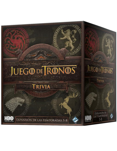 Juego de mesa asmodee juego de tronos trivia temporada 5 - 8 pegi 18