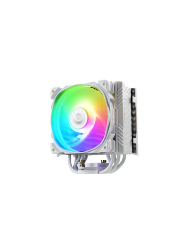 Ventilador disipador cpu gaming enermax ets - t50a - w - argb para intel amd argb 1x12cm blanco