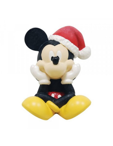 Figura enesco disney navidad mickey mouse