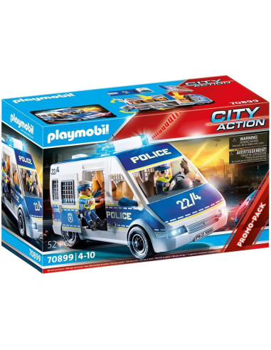 Playmobil coche de policia con luz y sonido