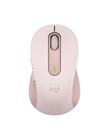 Mouse raton logitech m650 mediano optico wireless inalambrico rosa