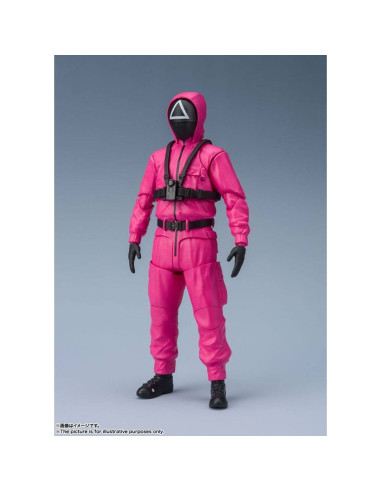 Figura tamashii nations masked soldier triangle sh figuarts squid game