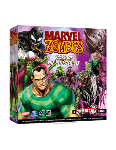 Juego de mesa marvel zombies: clash of the sinister six pegi 14