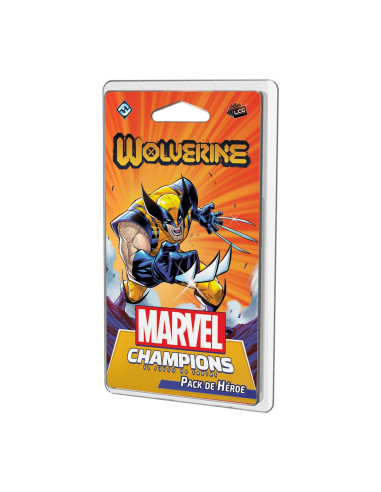 Juego de mesa marvel champions: wolverine 60 cartas pegi 14