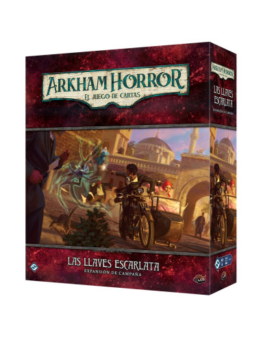 Juego de mesa arkham horror lcg las llaves escarlata expansion campaña pegi 14