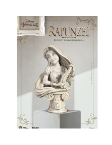 Figura busto beast kingdom disney enredados rapunzel