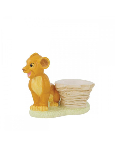 Figura decorativa enesco disney el rey leon simba huevera