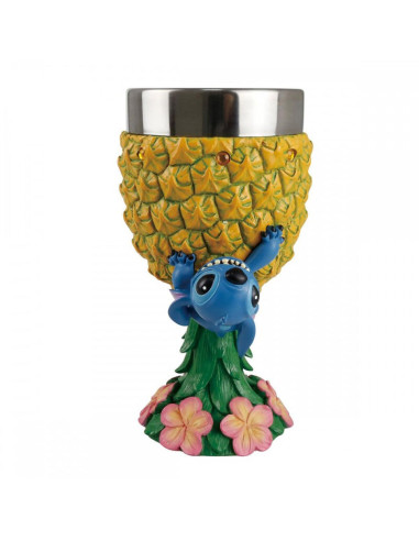 Cáliz decorativo enesco disney stitch piña