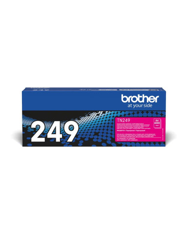 Toner brother tn249m magenta 4000 paginas