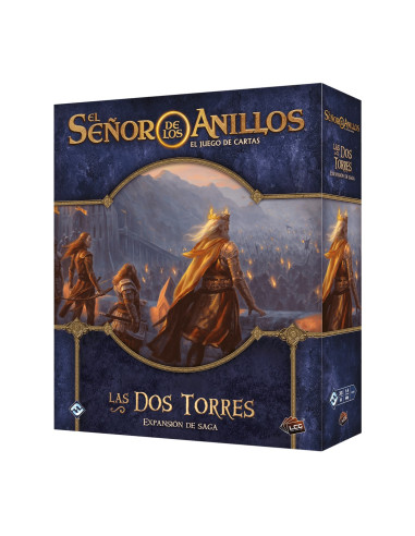 Juego de mesa juego de cartas el señor de los anillos las dos torres expansion de saga edad recomendada 14 años