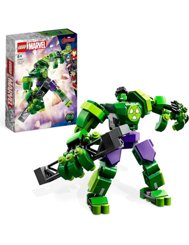 Lego marvel hulk armadura robótica